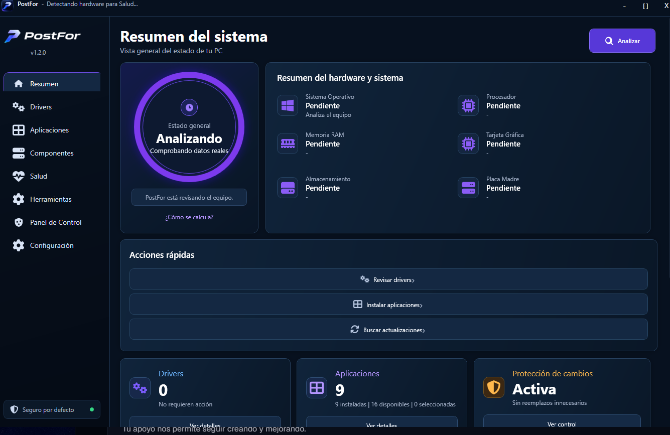 PostFor en desarrollo